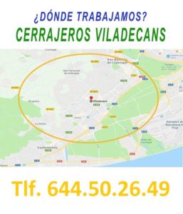 ¿ en que zonas de viladecans trabajamos ?